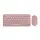 Logitech 920-012247 Pebble 2 Combo Pembe Kablosuz Klavye Mouse Seti